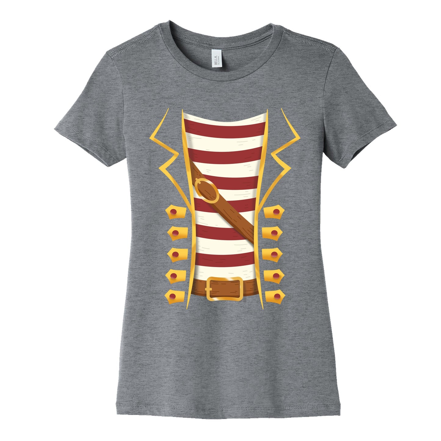Buccaneer Halloween Pirate Costume Womens Cotton Tee
