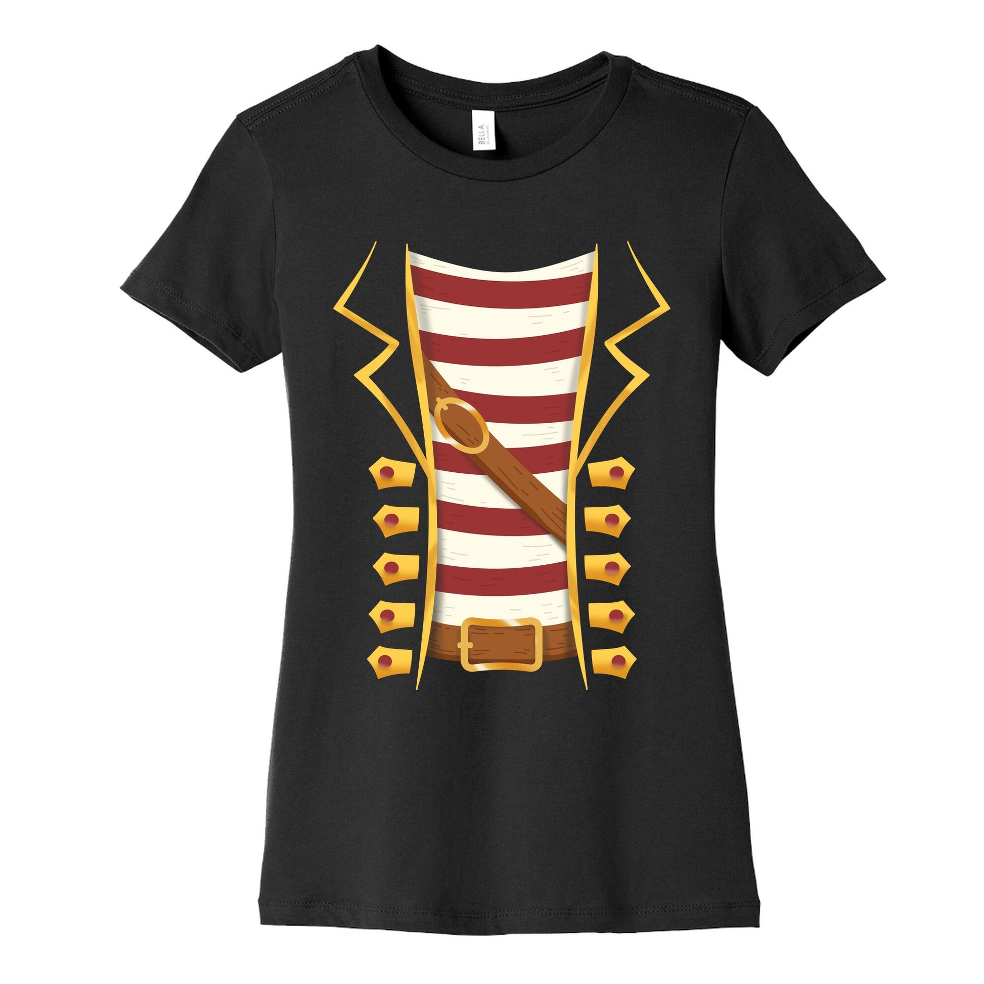 Buccaneer Halloween Pirate Costume Womens Cotton Tee