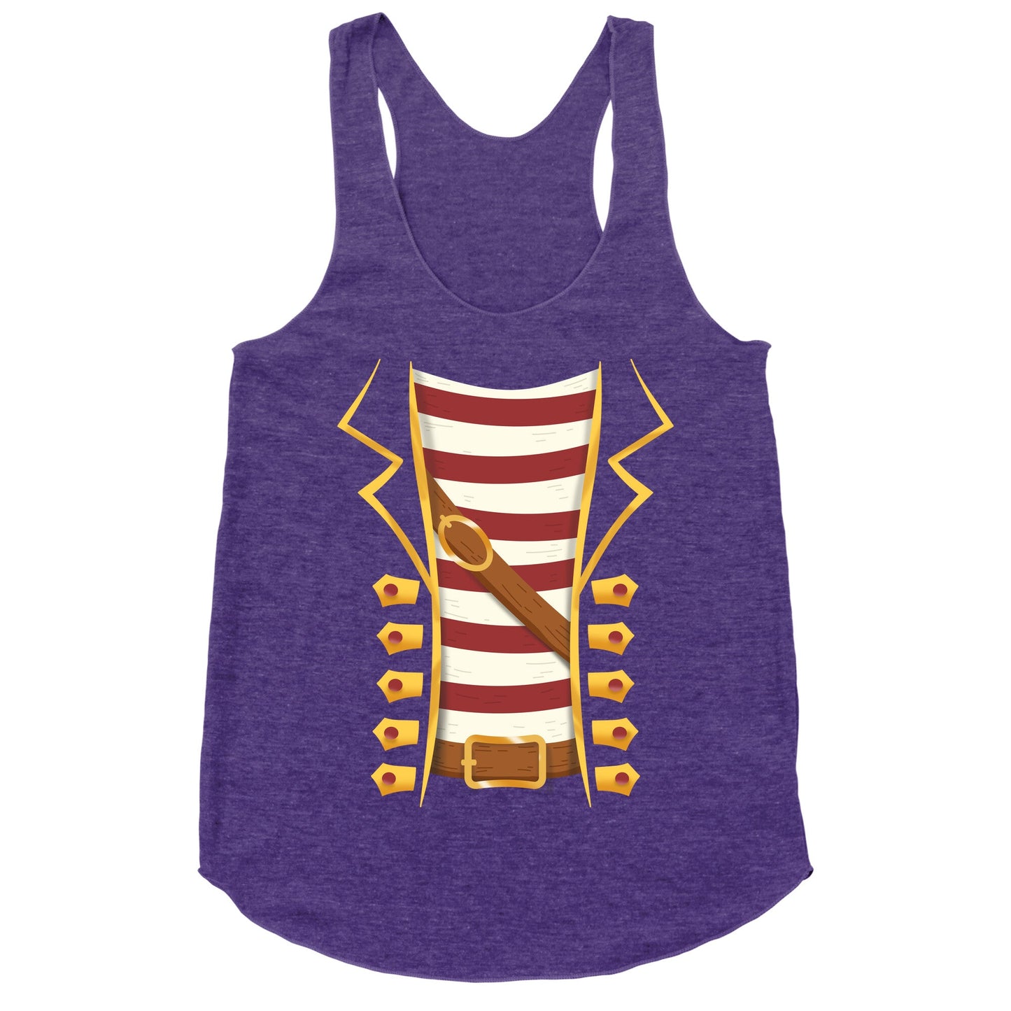Buccaneer Halloween Pirate Costume Racerback Tank