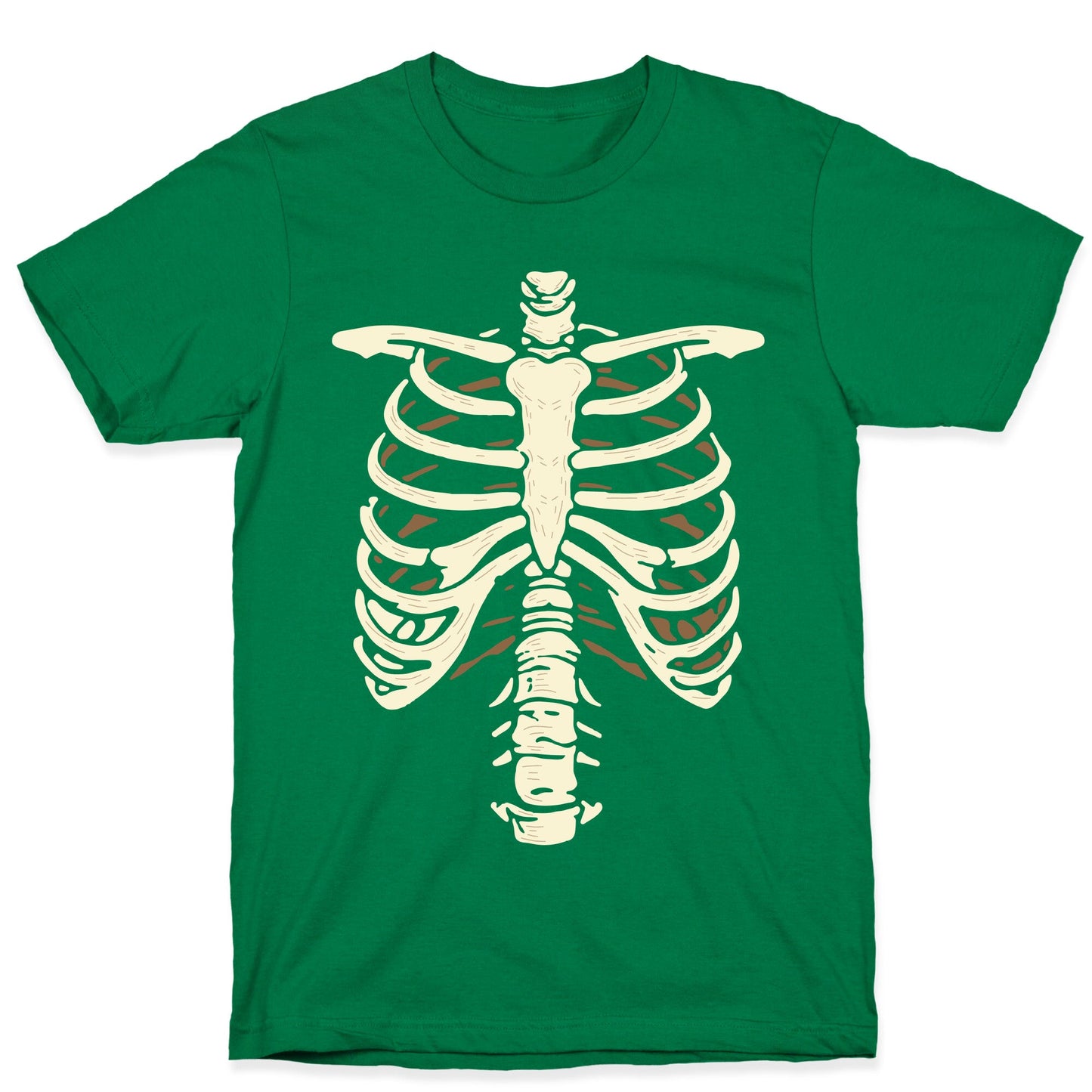 Skeleton Rib Cage Halloween Costume T-Shirt