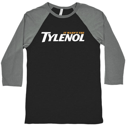 It Wasnt The Tylenol Autism Awareness Baseball Tee