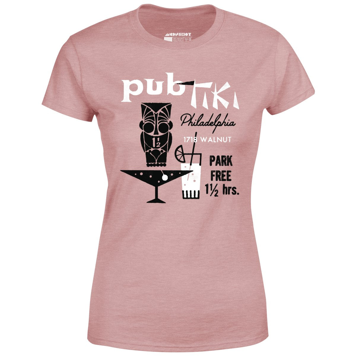 Pub Tiki - Philadelphia, PA - Vintage Tiki Bar - Women's T-Shirt