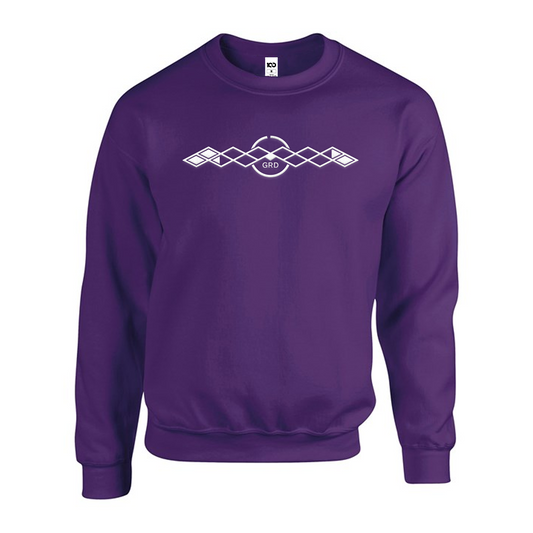 UNDER NIGHT IN-BIRTH - 'GRD' Crew Neck Sweatshirt - Purple