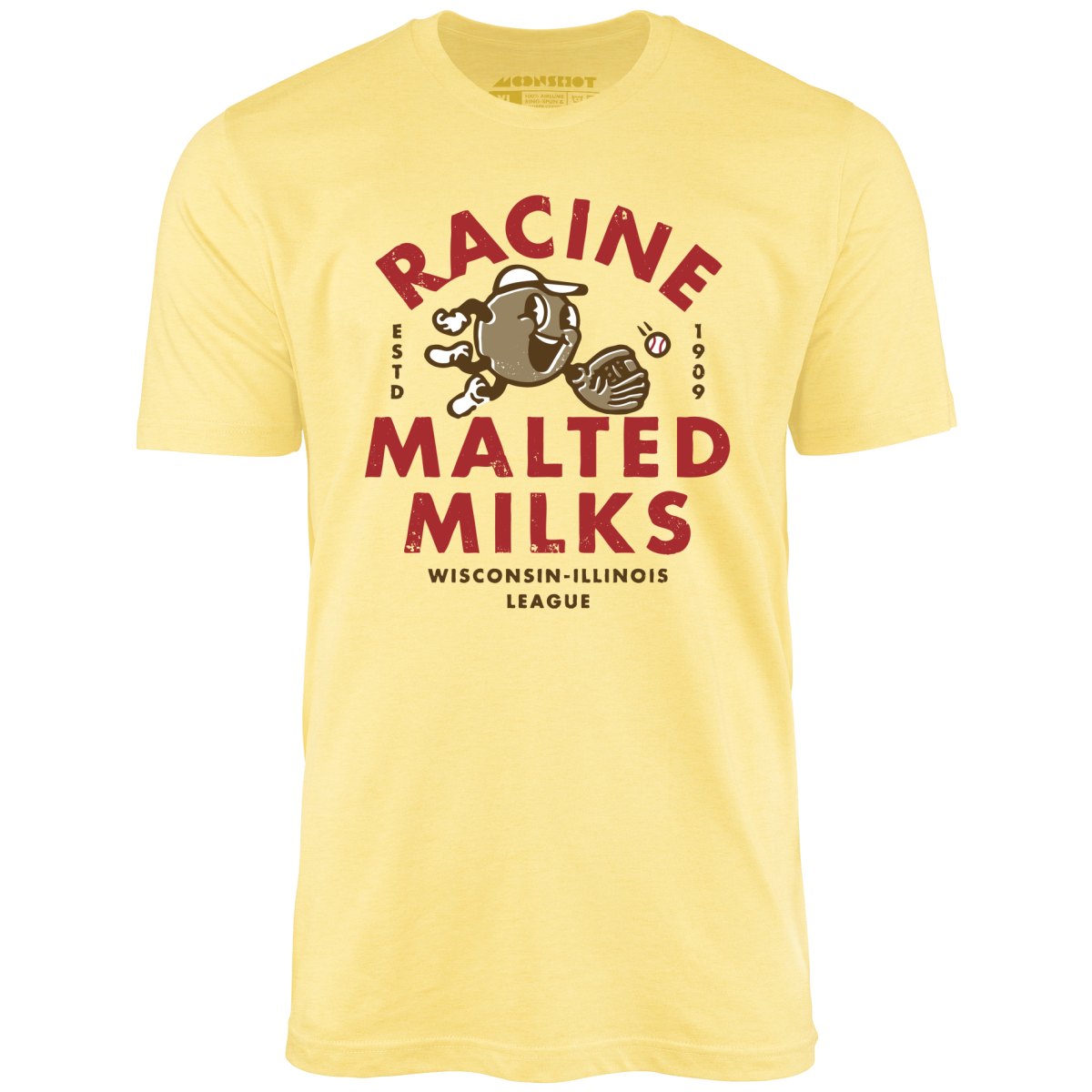 Racine Malted Milks- Wisconsin - Vintage Defunct Baseball Teams - Unisex T-Shirt