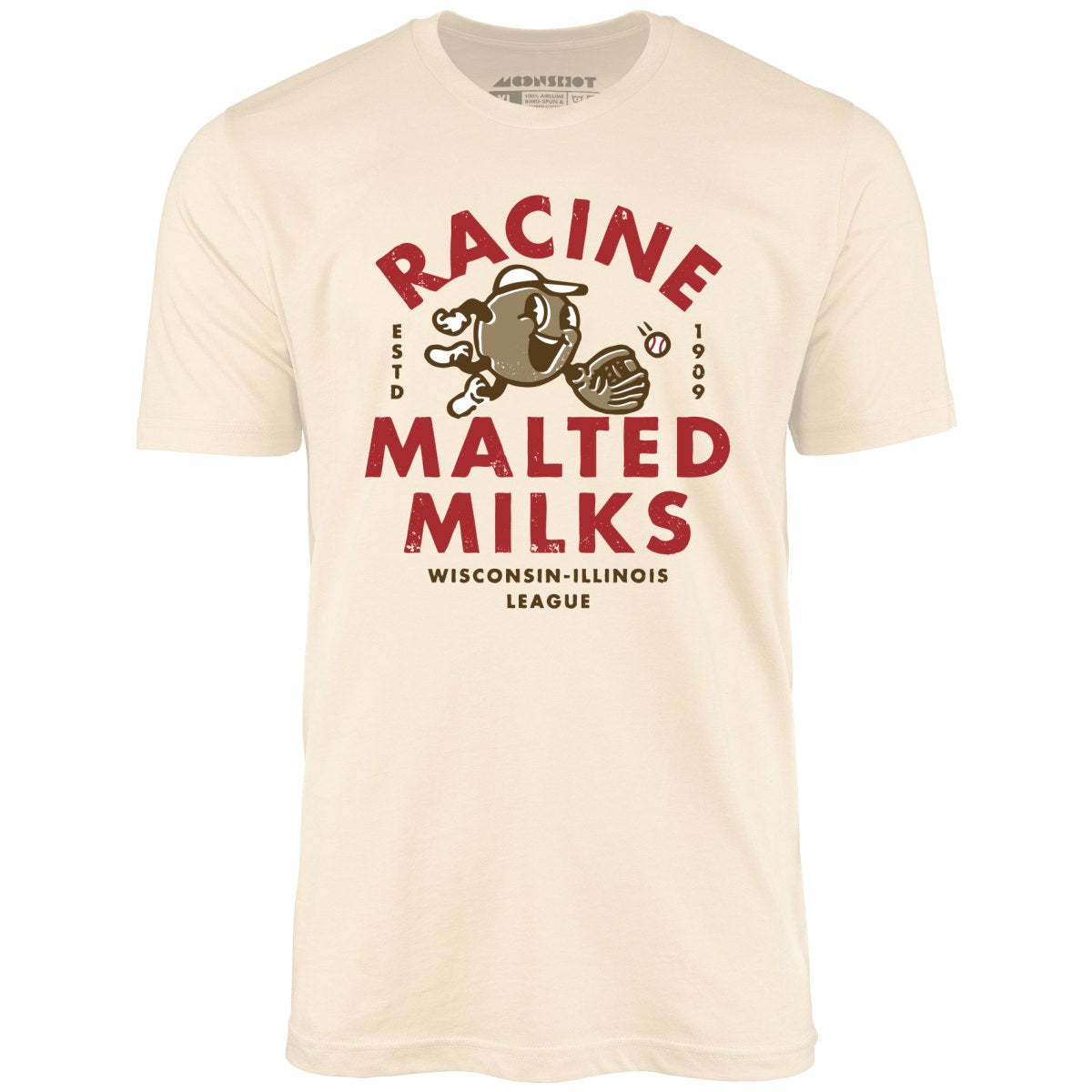 Racine Malted Milks- Wisconsin - Vintage Defunct Baseball Teams - Unisex T-Shirt
