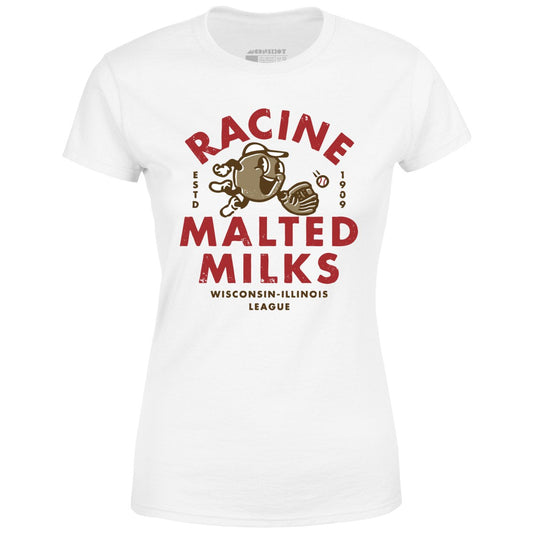 Racine Malted Milks- Wisconsin - Vintage Defunct Baseball Teams - Women's T-Shirt
