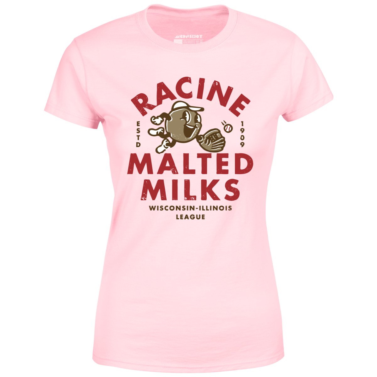Racine Malted Milks- Wisconsin - Vintage Defunct Baseball Teams - Women's T-Shirt