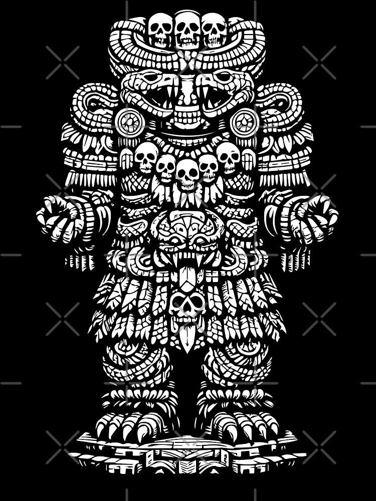 COATLICUE - Cosmic Mother of ancestral MEXICA strength by Luisito2308