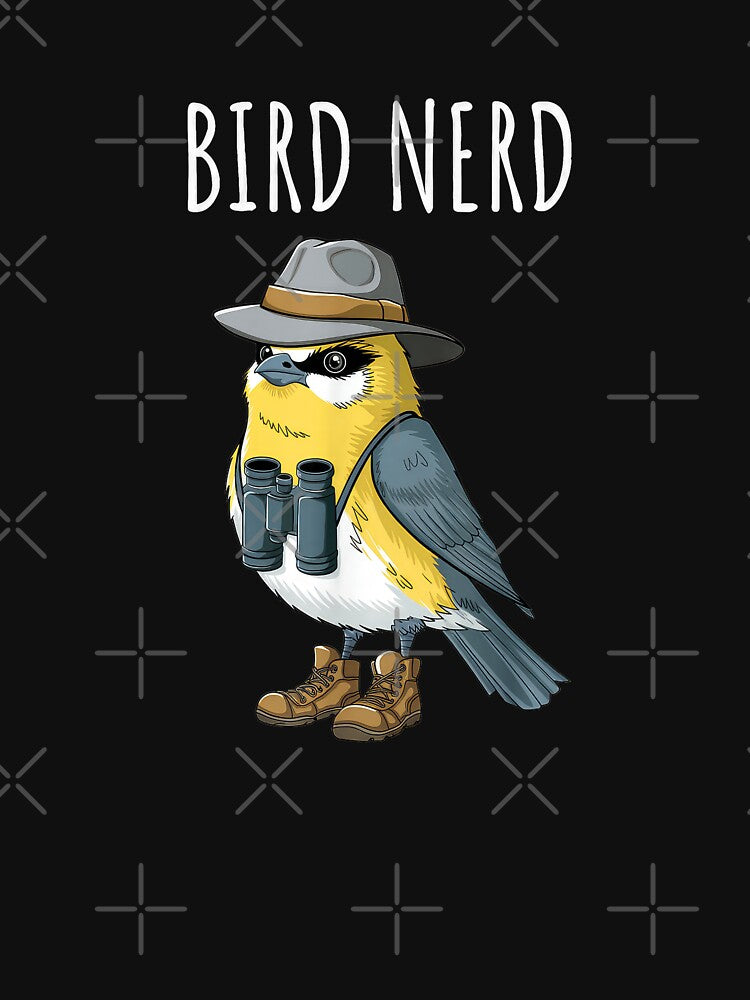Bird Nerd Funny Birdwatcher With Binoculars Hat by XuanhieuBp
