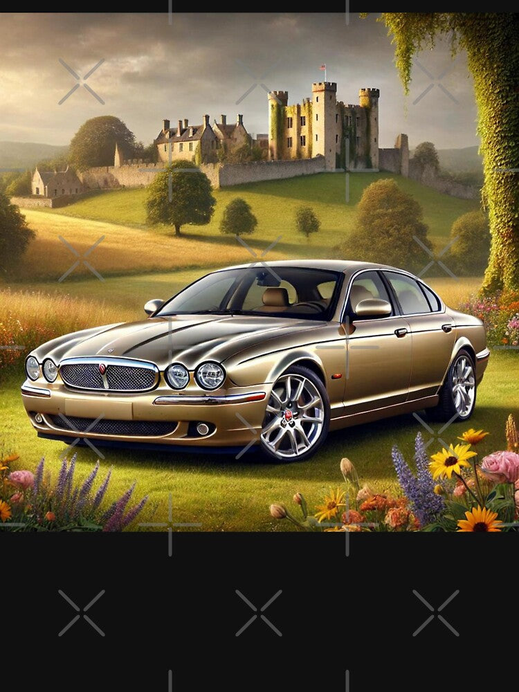 2004 Jaguar XJ8 in Gold with Castle Elegance by Meta2Physical