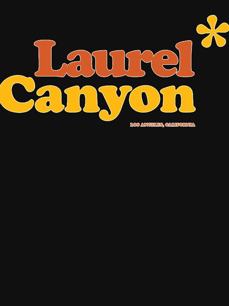 Vintage Laurel Canyon Jasmine flower logo 1970's by VictorWright