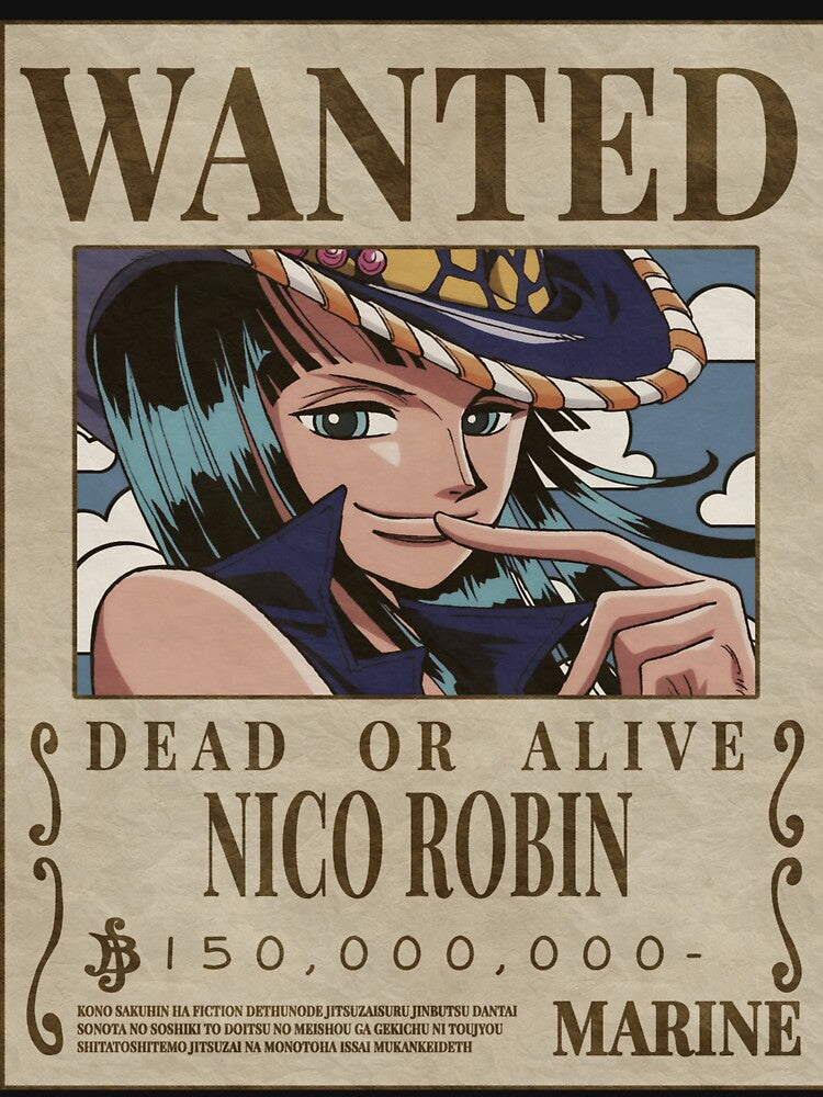 Wanted Dead Or Alive Nico Robin by JTravisDesigns