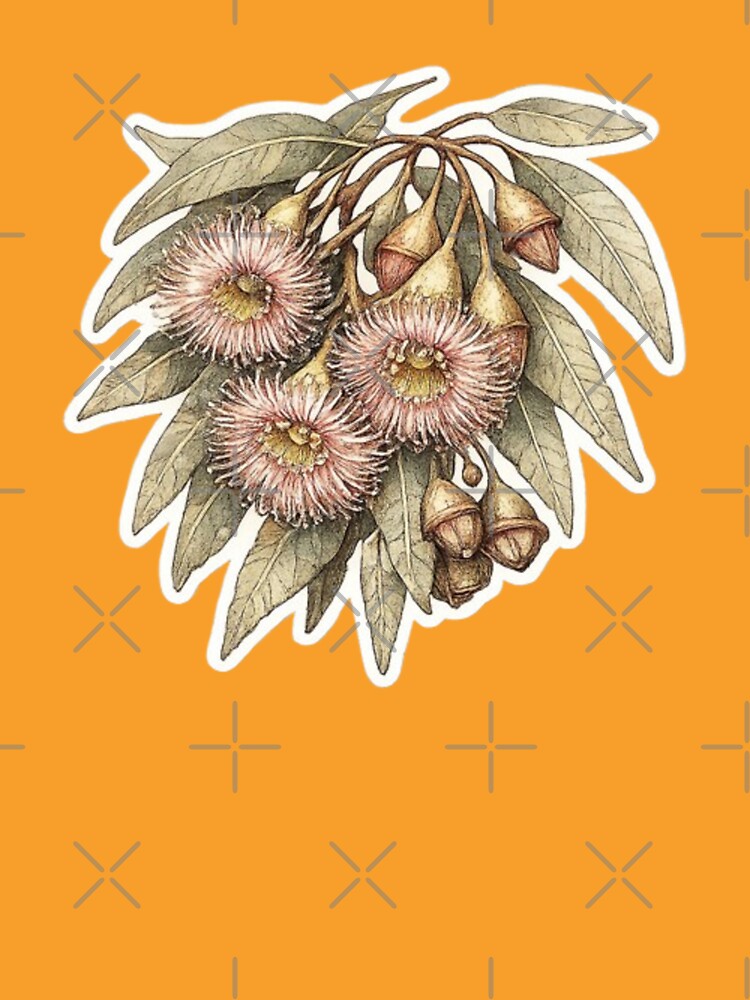 Eucalyptus Gum Blossom Sticker by Trigart-art