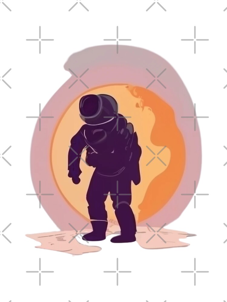 Astronaut Exploring Space/Journey Beyond Earth by Hubert  GrafikaExpressArtistry