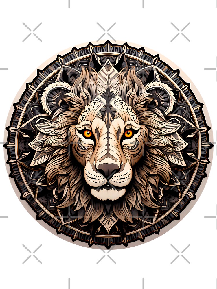 Mandala - Animals - Lion by aleibanez