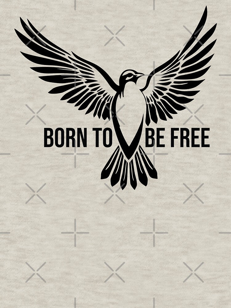 Born To Be Free-black version by FogaradaDesign