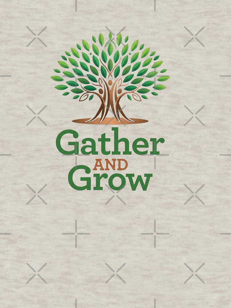 Gather and Grow Tree of Life - Community & Nature Logo by Mossypixels