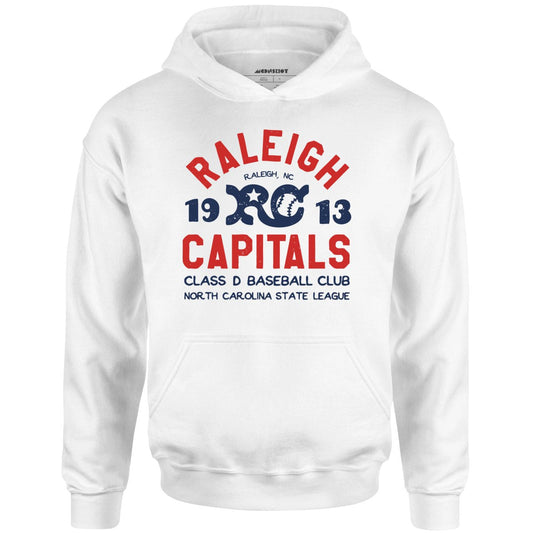 Raleigh Capitals - North Carolina - Vintage Defunct Baseball Teams - Unisex Hoodie