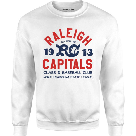 Raleigh Capitals - North Carolina - Vintage Defunct Baseball Teams - Unisex Sweatshirt