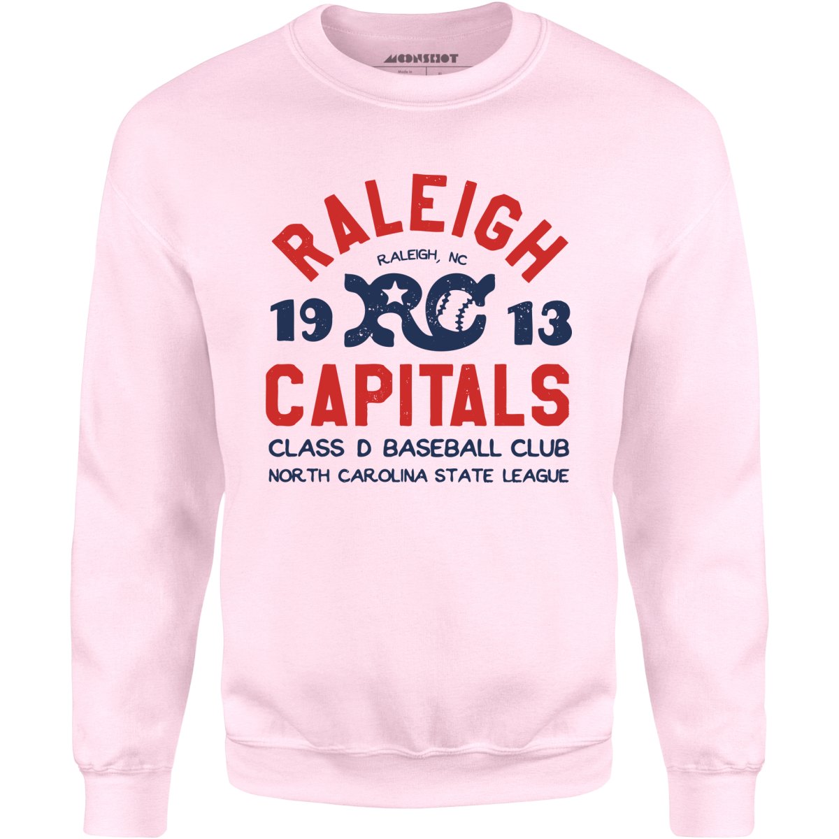 Raleigh Capitals - North Carolina - Vintage Defunct Baseball Teams - Unisex Sweatshirt