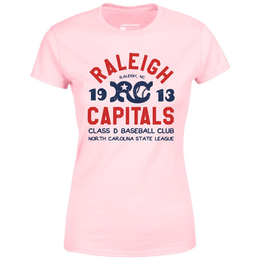 Raleigh Capitals - North Carolina - Vintage Defunct Baseball Teams - Women's T-Shirt