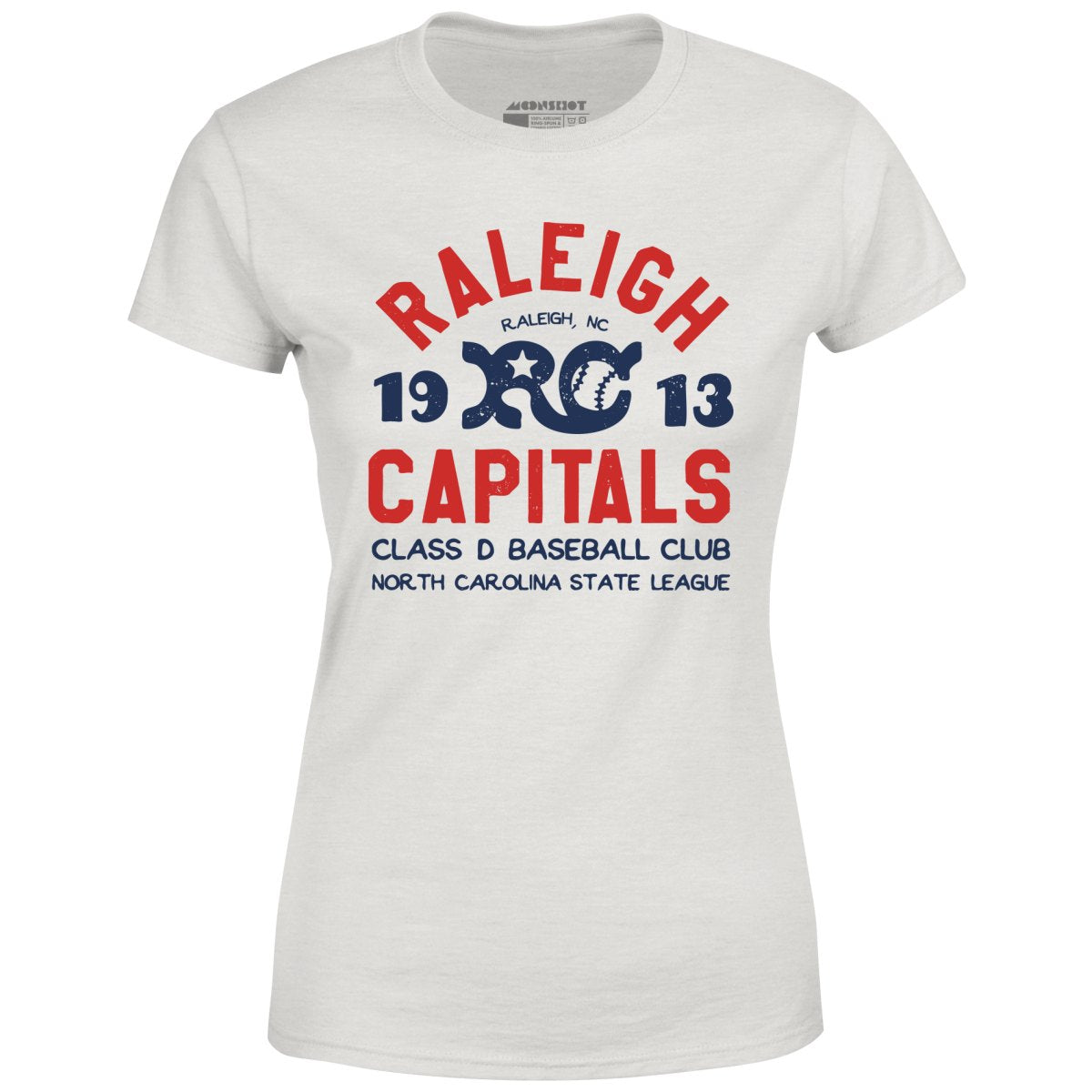 Raleigh Capitals - North Carolina - Vintage Defunct Baseball Teams - Women's T-Shirt