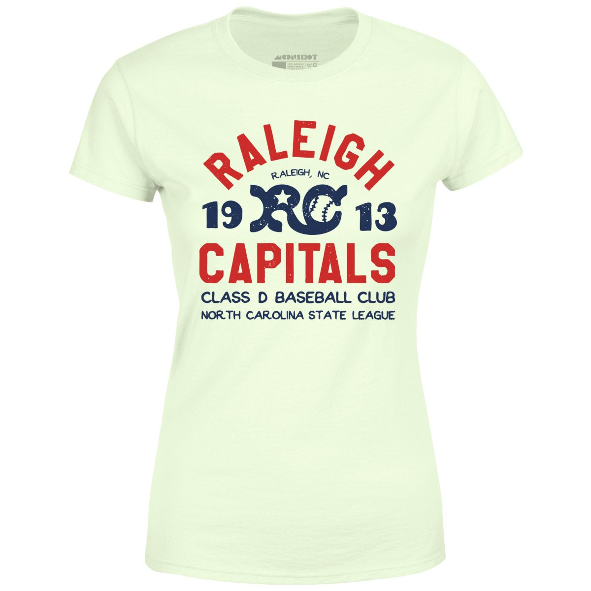 Raleigh Capitals - North Carolina - Vintage Defunct Baseball Teams - Women's T-Shirt