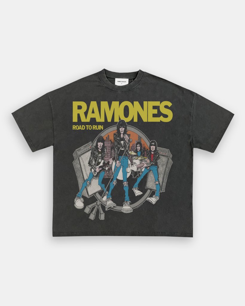 RAMONES ROAD TO RUIN TEE - clothing by TeeHivey.com (Image 4)
