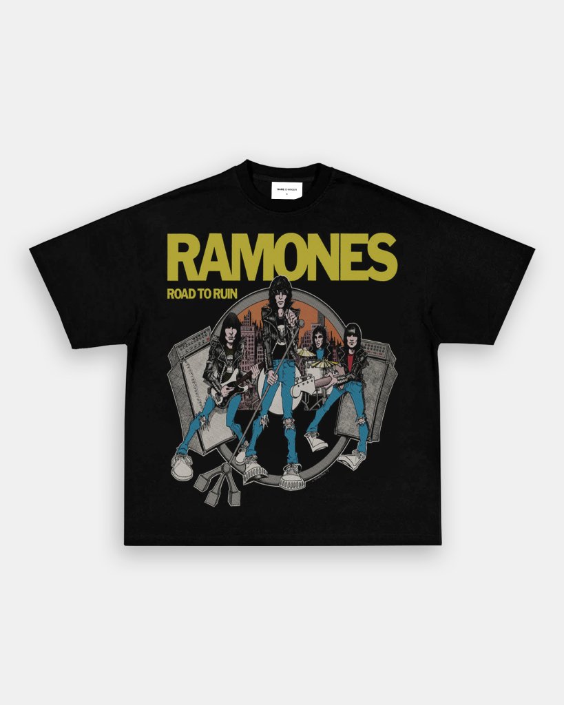 RAMONES ROAD TO RUIN TEE - clothing by TeeHivey.com (Image 1)