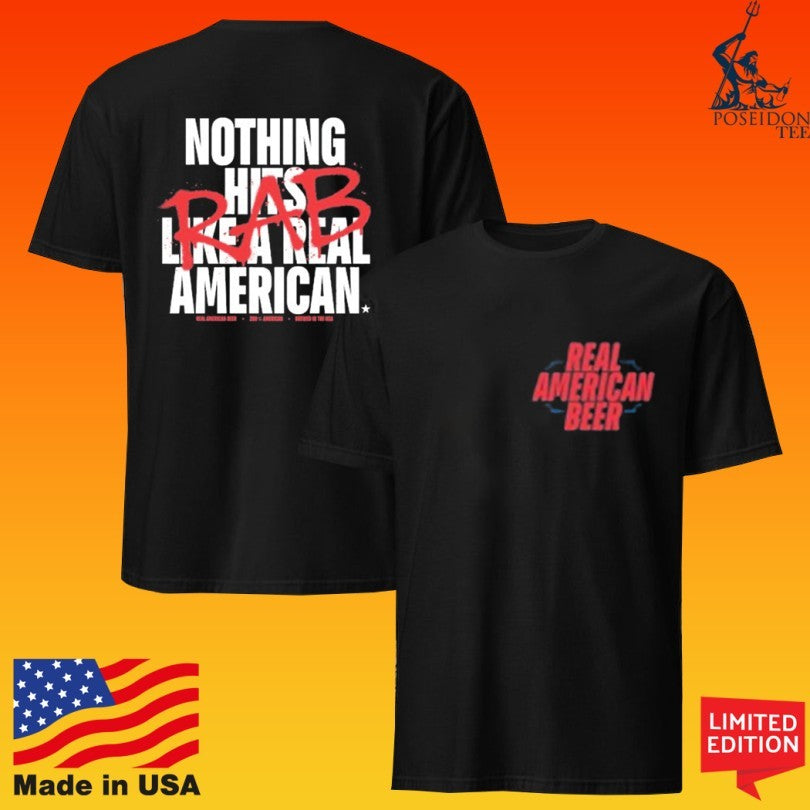 Real American Beer Hits Different T-shirt
