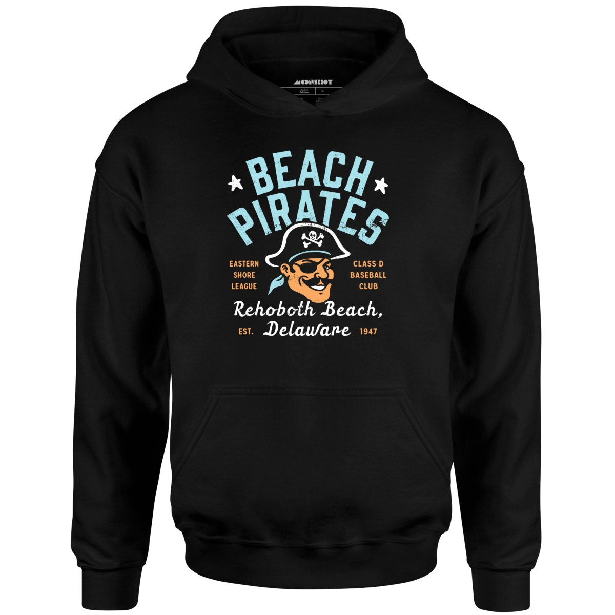 Rehoboth Beach Pirates - Delaware - Vintage Defunct Baseball Teams - Unisex Hoodie