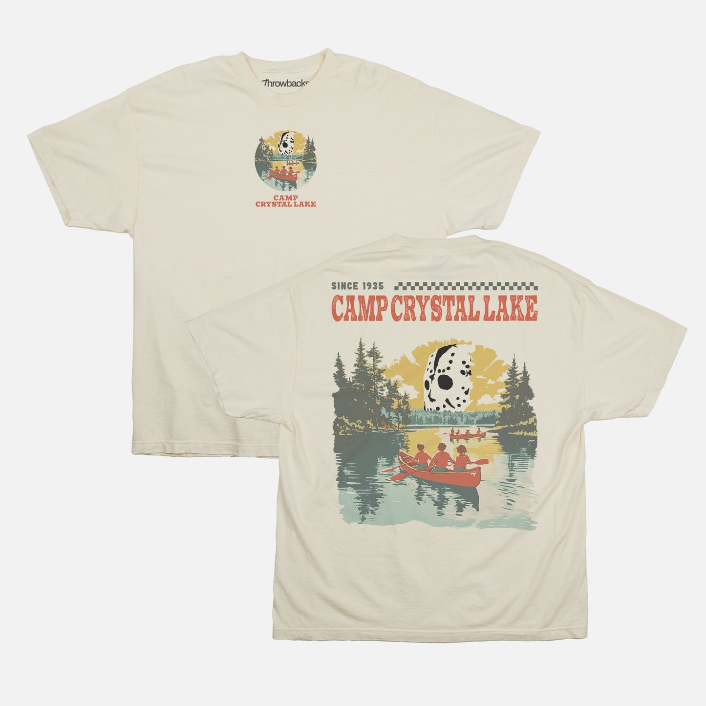 Retro Camp Crystal Lake Horror T-Shirt