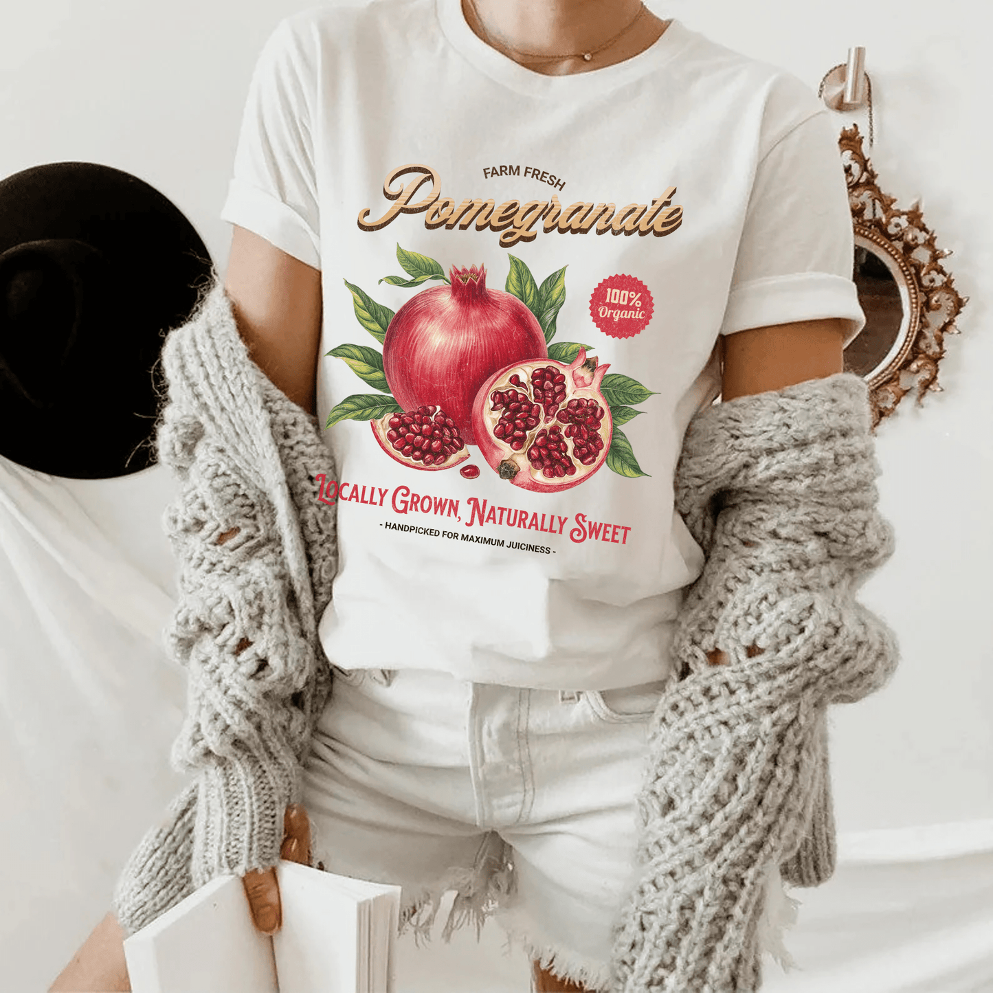 Retro Pomegranate Vintage Tee
