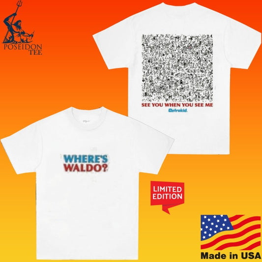 Retrokid See You When You See Me Where’s Waldo Search T-shirt