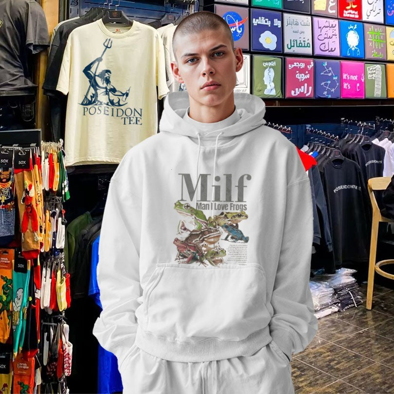 Rewind Premium Milf Man I Love Frogs T-shirt
