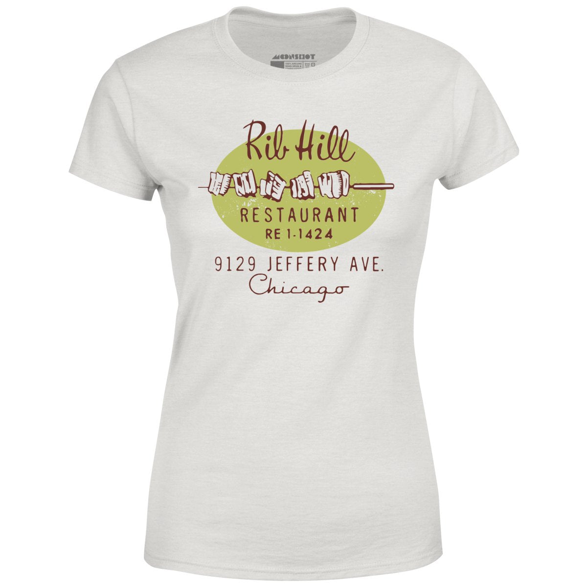 Rib Hill - Chicago, IL - Vintage Restaurant - Women's T-Shirt