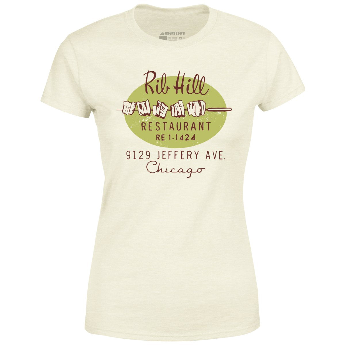 Rib Hill - Chicago, IL - Vintage Restaurant - Women's T-Shirt