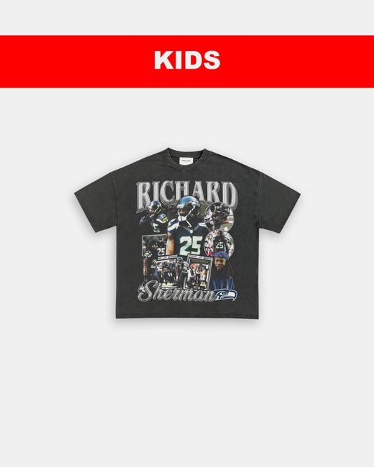 RICHARD SHERMAN - KIDS TEE - clothing by TeeHivey.com (Image 1)