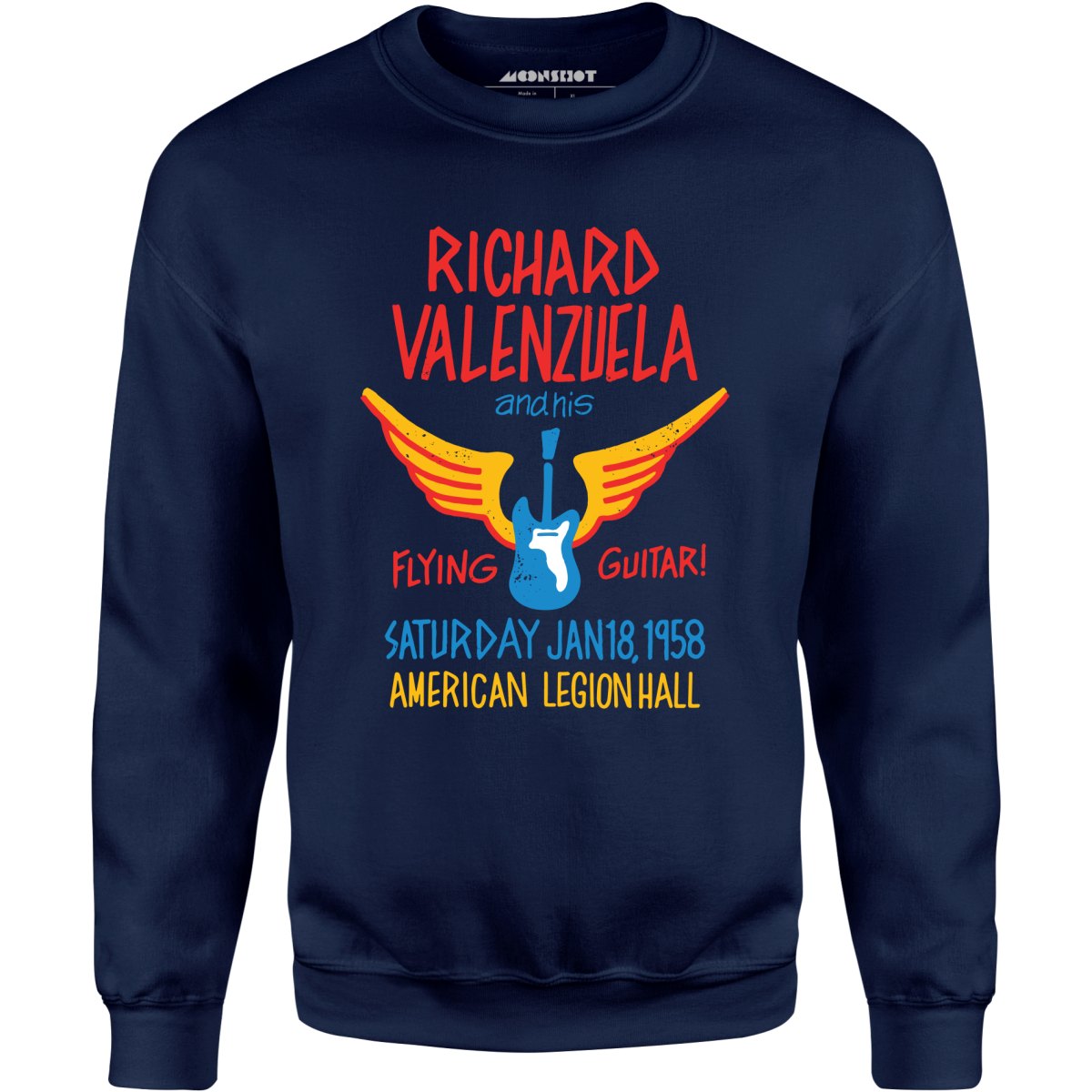 Richard Valenzuela and His Flying Guitar - Unisex Sweatshirt