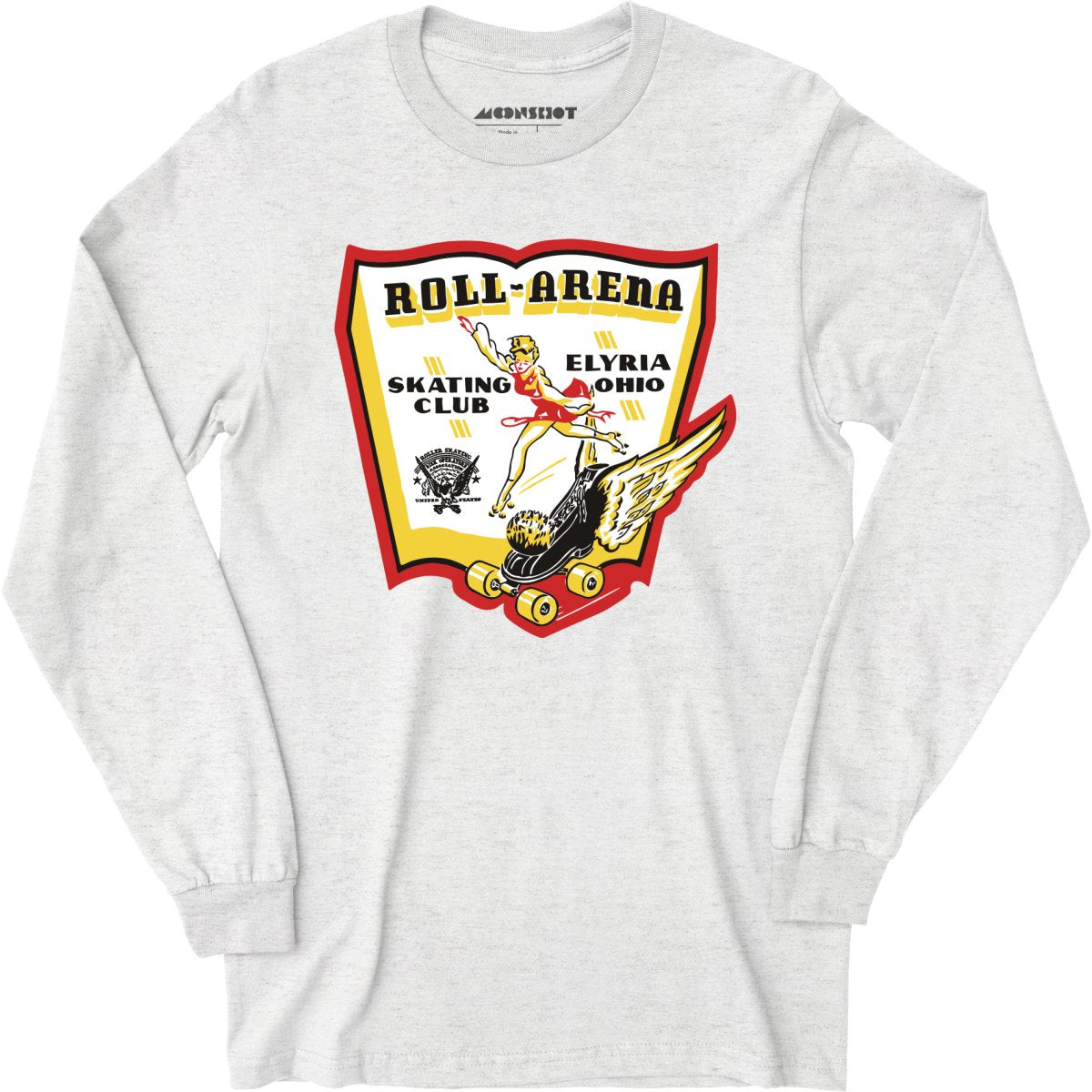 Roll-Arena - Elyria, OH - Vintage Roller Rink - Long Sleeve T-Shirt