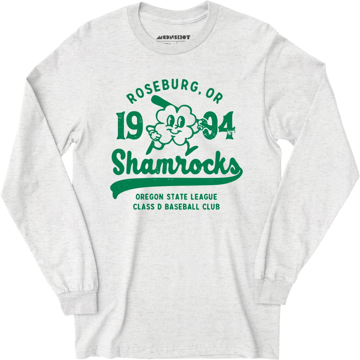 Roseburg Shamrocks - Oregon - Vintage Defunct Baseball Teams - Long Sleeve T-Shirt