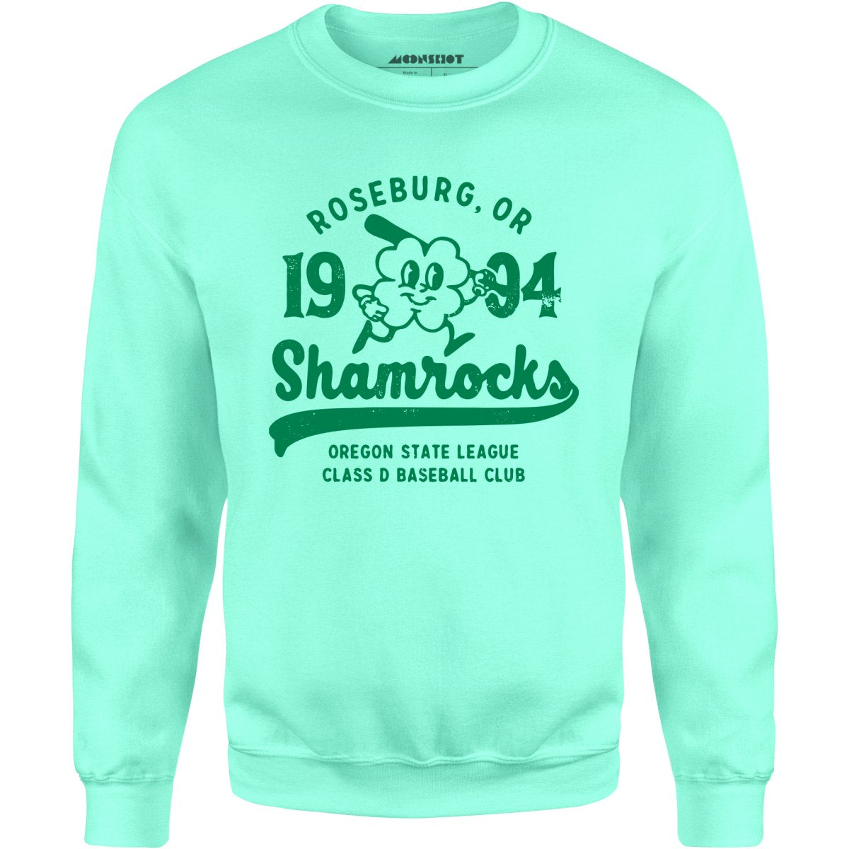 Roseburg Shamrocks - Oregon - Vintage Defunct Baseball Teams - Unisex Sweatshirt