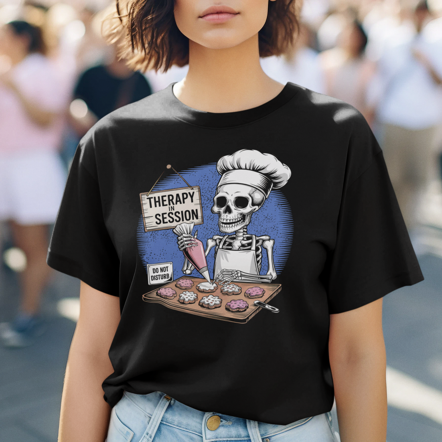 Therapy In Session Baking Unisex Tee