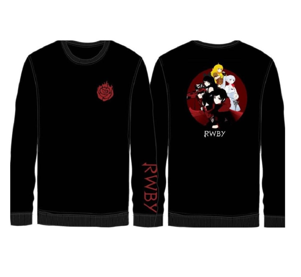 RWBY Anime Characters Long Sleeve Adult T-Shirt - clothing by TeeHivey.com