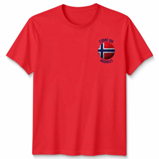 Come On Norway Football Unisex Kids T-Shirt Country Pride Soccer Tee #WC