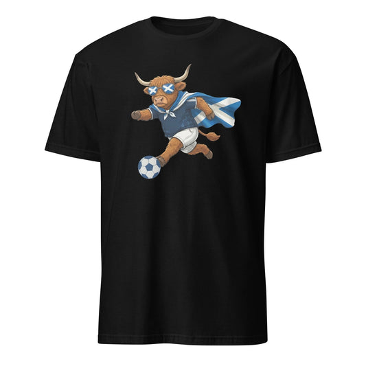 Highland Cow Scotland Football Fan Soccer Player