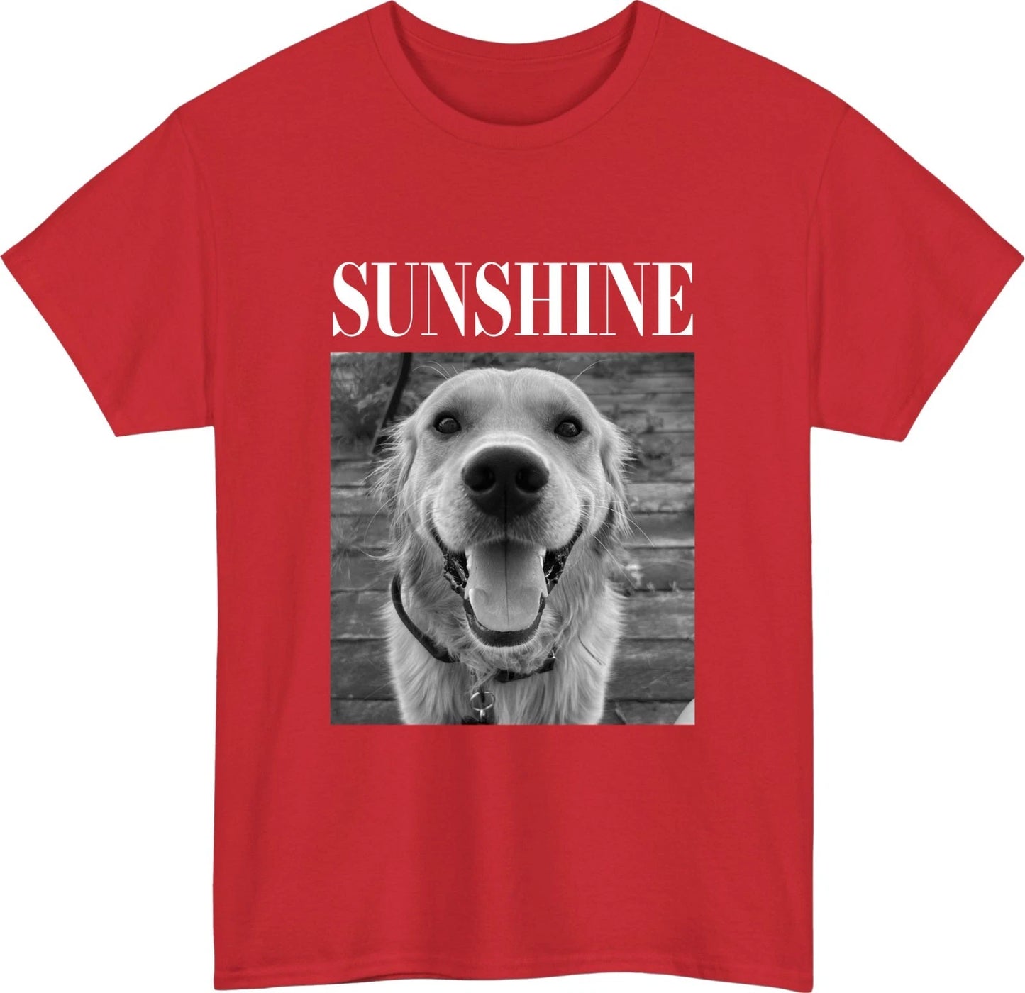 Personalised Pet Unisex T-Shirt – Custom Photo & Name Dog Mom Pet Owner Tee Top