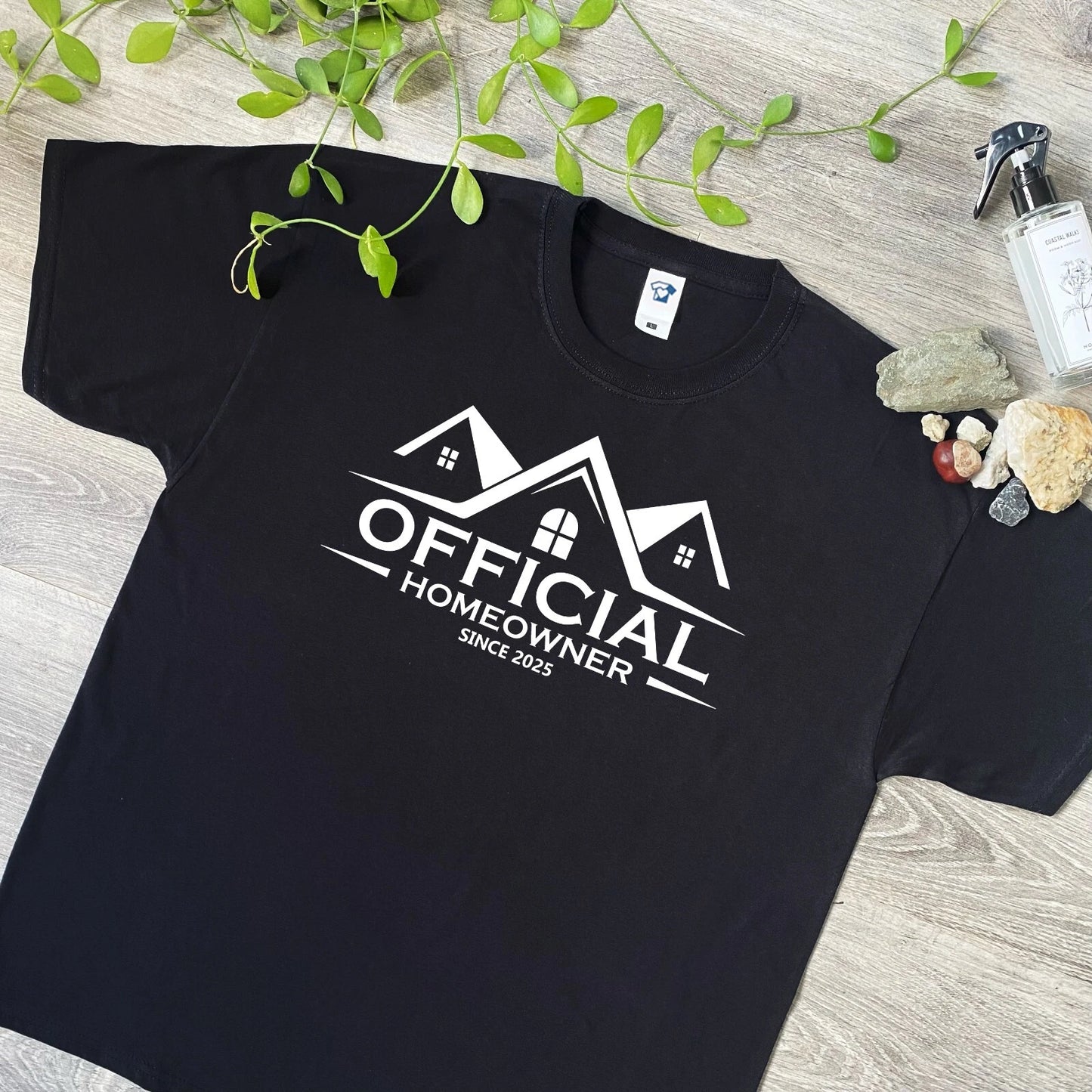 Official Homeowner Personalised T Shirt, Custom New House Homewarming Gift - 838