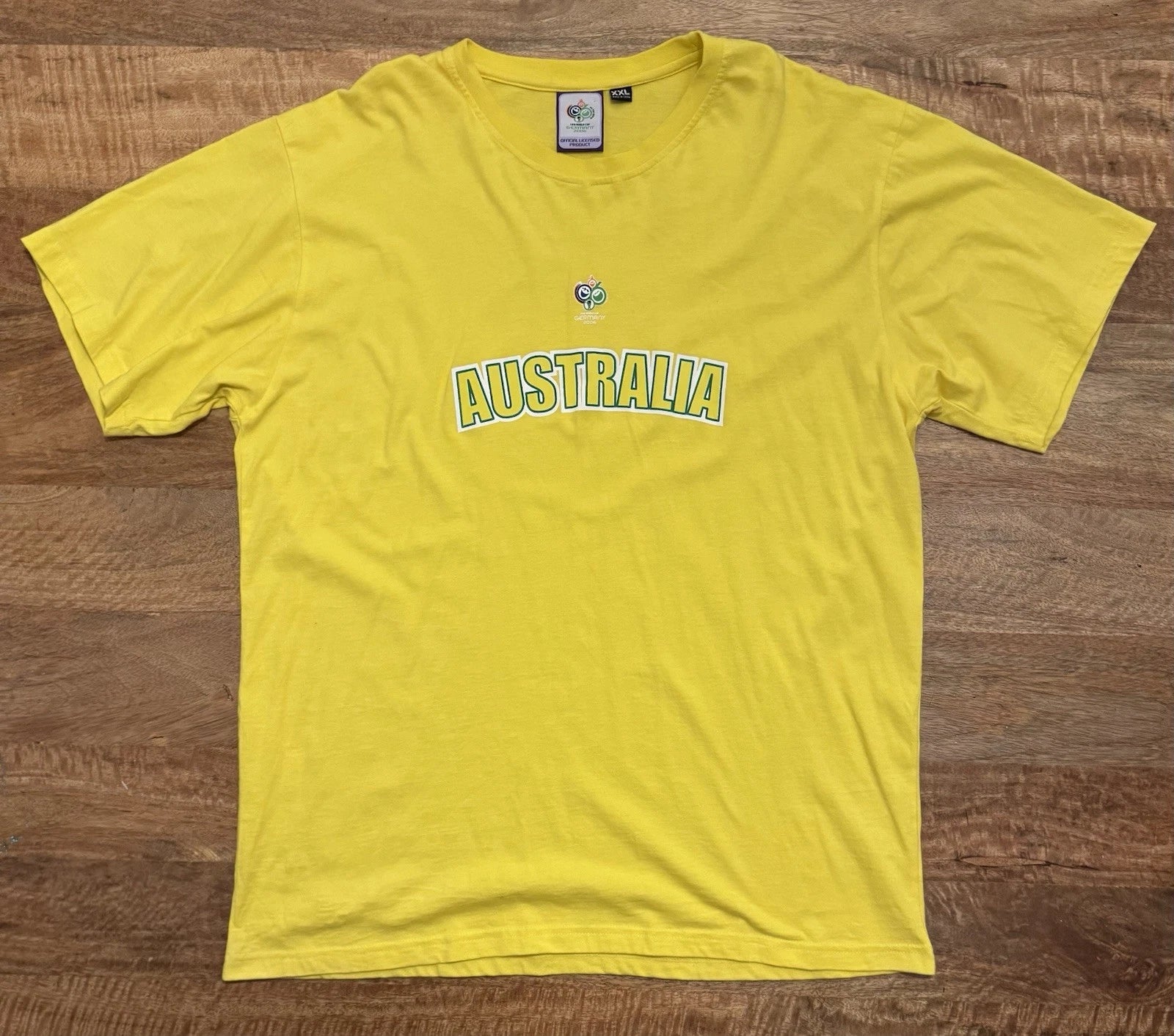 FIFA 2006 Football Soccer World Cup Germany Australia T-Shirt Mens XXL
