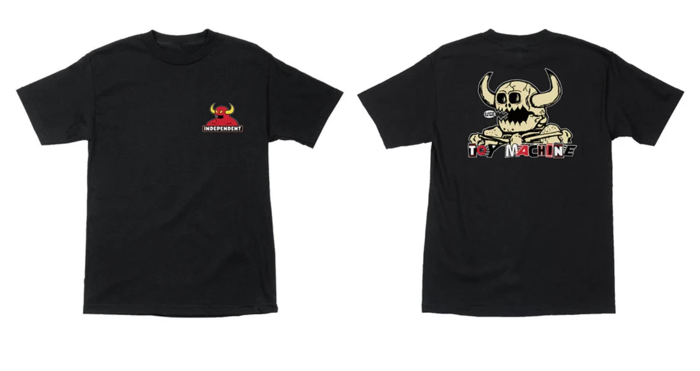 Independent Toy Mash Up Black Streetwear Graphic Tee Mens Skate Reprint S-5XL
